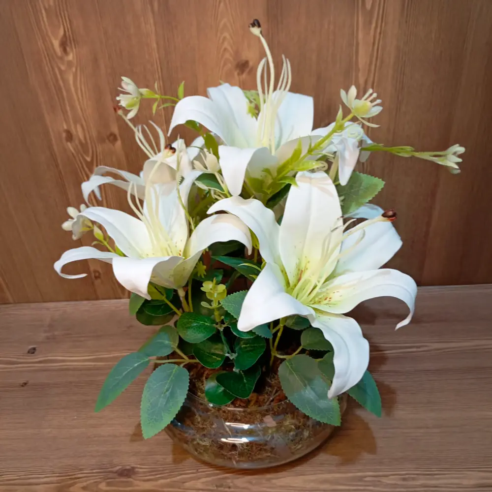 vaso-art-lirio Vaso Artificial de Lírio - Imagem 1